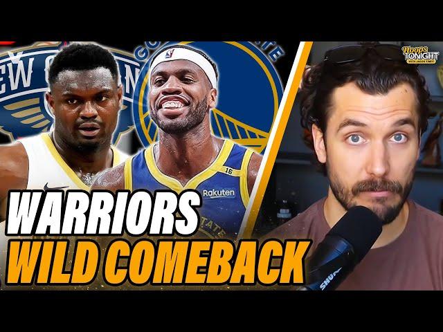 Pelicans-Warriors Reaction: Buddy Hield ERUPTS, Golden State's WILD COMEBACK | Hoops Tonight