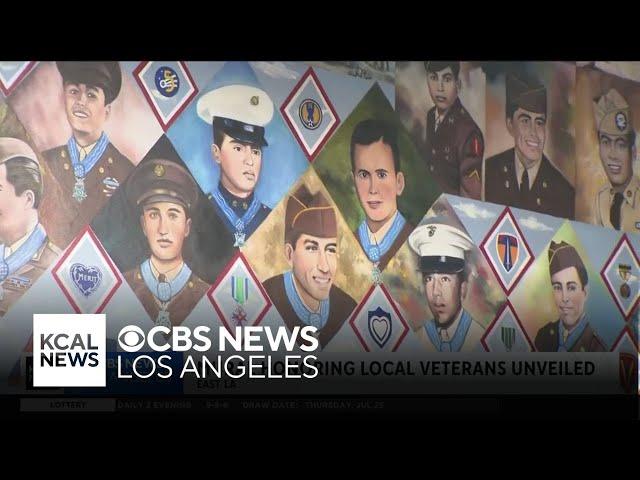 East LA mural honoring local veterans is finally completed nearly 15 years later