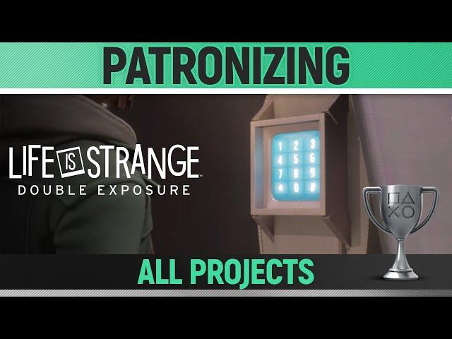 Life is Strange: Double Exposure - Patronizing (The Good Kind)  Trophy Guide (All Projects)