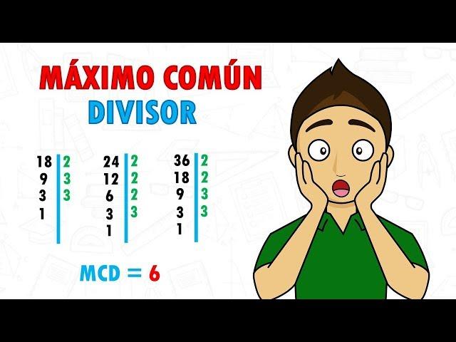 MAXIMO COMUN DIVISOR Super Facil - Para principiantes