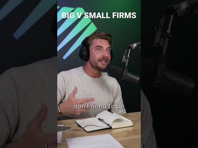 Big vs Small Firms #marketing #sales