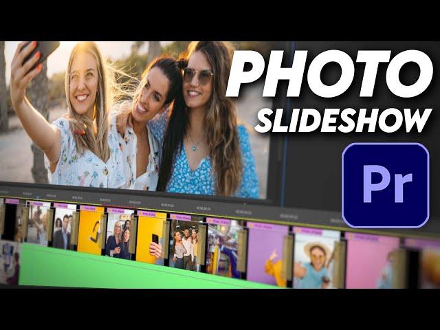 Create A Simple Photo Montage Slideshow Quickly - Premiere Pro