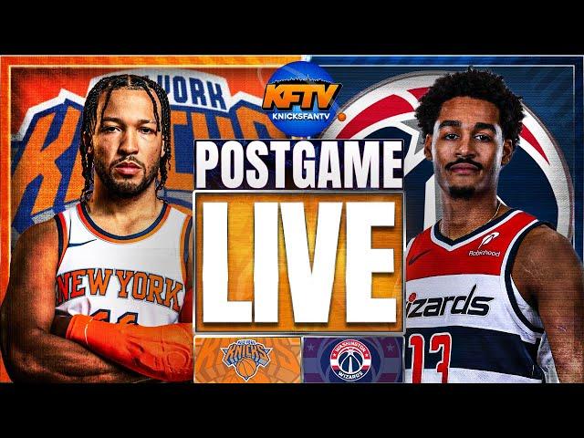 Knicks vs Wizards Preseason Post Game Show: (Highlights, Analysis, Live Callers) | Ep 530