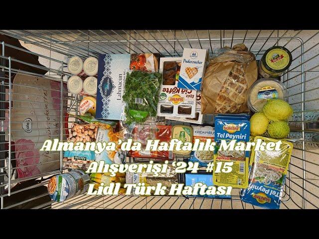 Almanya'da haftalık market alışverişi '24 #15 | Lidl'da Türk haftası, Netto'da Harry Potter ürünleri