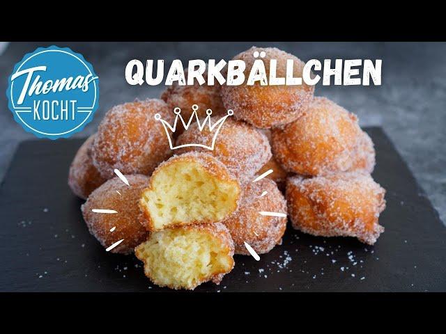 Quarkbällchen, einfaches und schnelles Rezept!