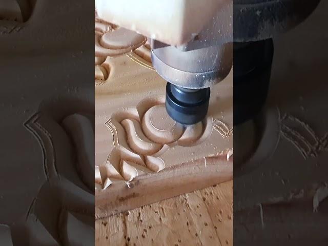 CNC V Bit Design #woodart #cnc #hamimwood