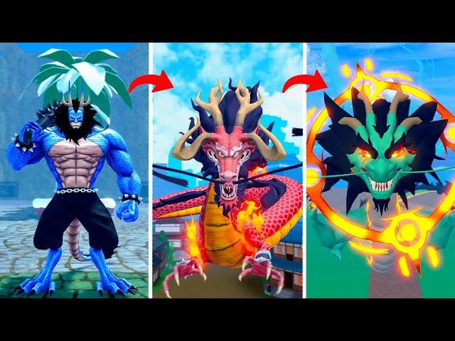 Mastering Dragon in EVERY One Piece Roblox Game