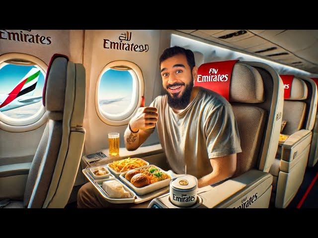 Dubai se Karachi ki flight ️ aur emirates ka VIP dinner 