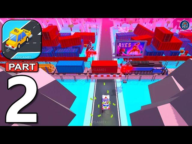 Taxi Run - Gameplay Walkthrough Part 2 Taxi Run Extreme Speed Car Traffic Driver (Android, iOS)