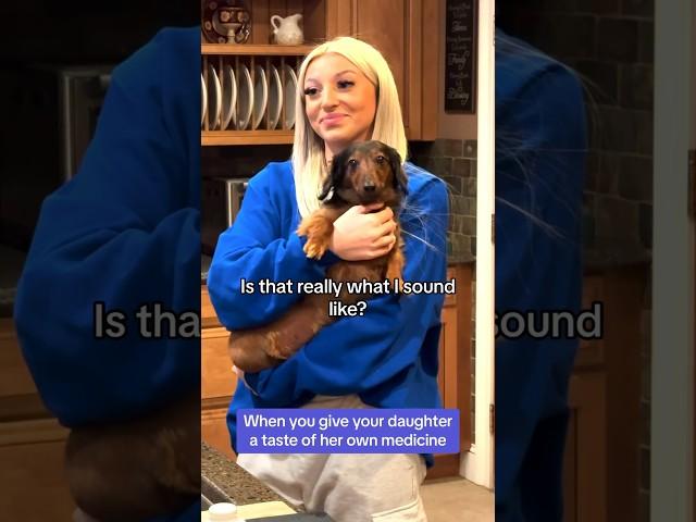 Giving Daughter Same Terrible Hello She Gives Me