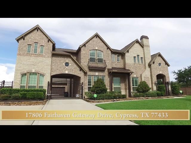 17806 Fairhaven Gateway Drive, Cypress, TX 77433