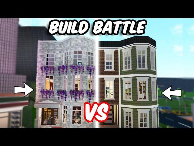 CONTENT CREATOR BUILD BATTLE in BLOXBURG
