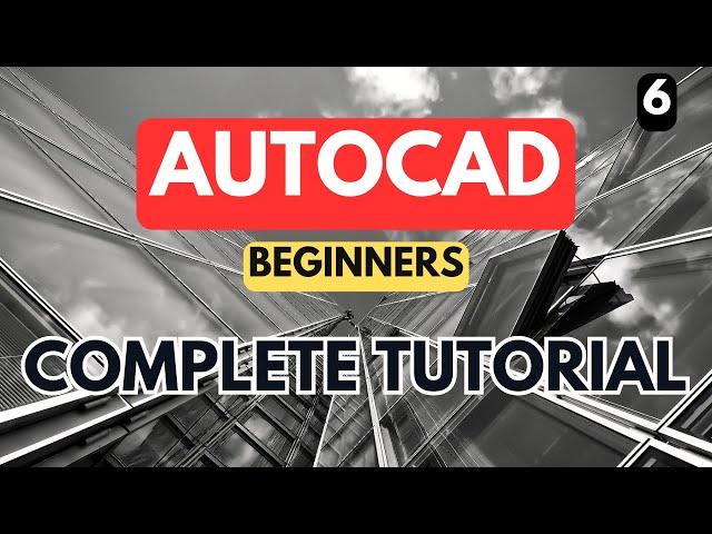 AutoCAD - Complete Tutorial for Beginners - Part 6 (beginners common problems)