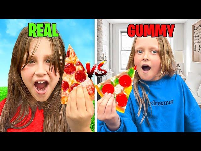 Gummy vs Real Food Challenge