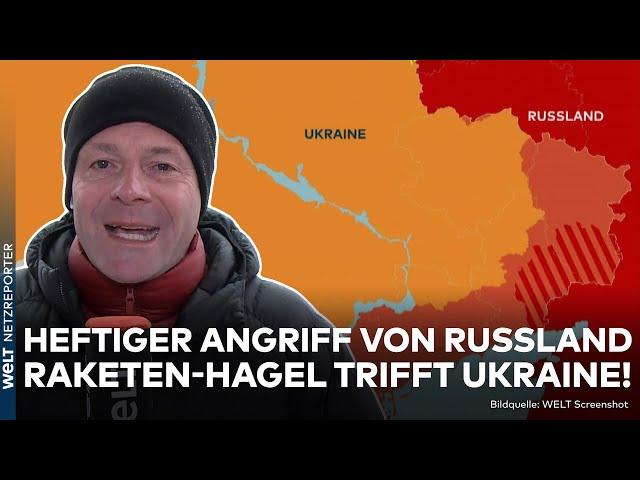 PUTINS KRIEG: Heftiger Raketen-Hagel auf Ukraine! Luftalarm! Russland feuert auf mehrere Ziele