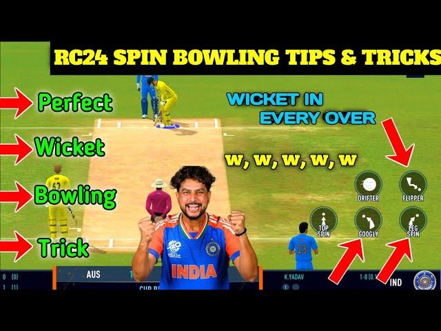 Best Spin Bowling Tips for Real Cricket 24