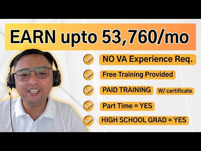 Work from Home Jobs for Beginners as a Virtual Assistant with no Experience | WFH 2025