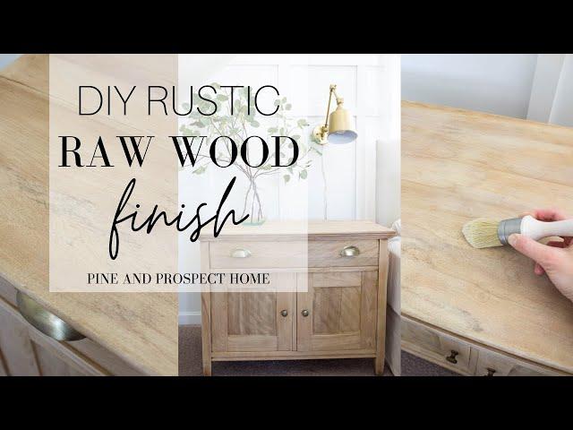 How to Create a Raw Wood Finish on Vintage Furniture