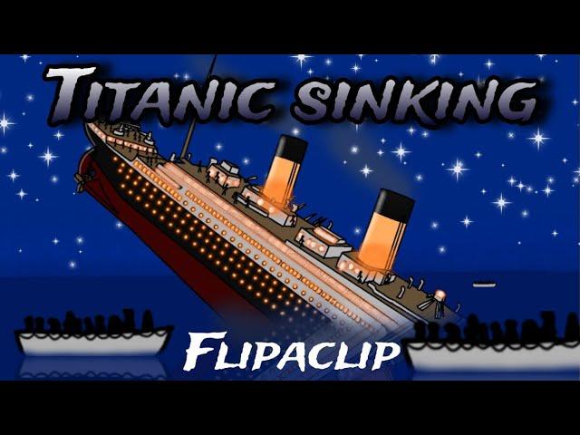 Titanic sinking. Flipaclip Full film.