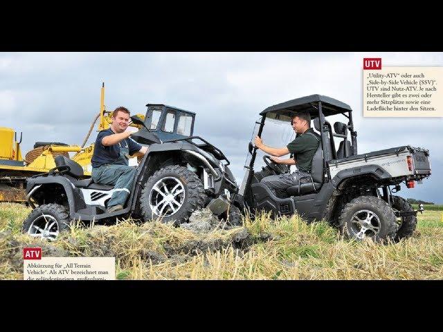 ATV oder UTV: Wer ist der besser Helfer in der Landwirtschaft?