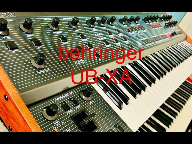 Behringer UB-Xa sounds demo and  overview￼