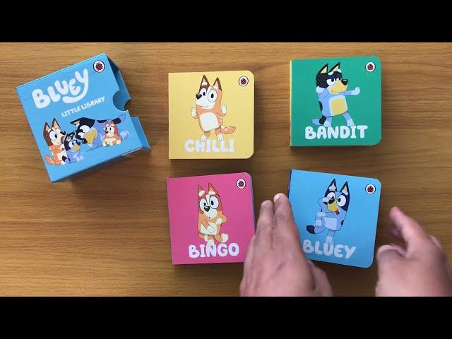 Bluey Little Library Collection - A Fun Read Aloud Set of Books for Children and Toddlers