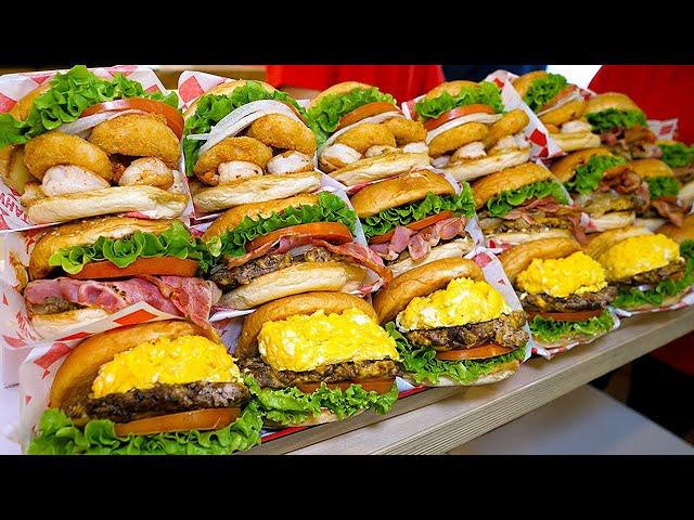 Monthly sales of $500,000?! American IN-N-OUT style burger with amazing toppings /Korean street food