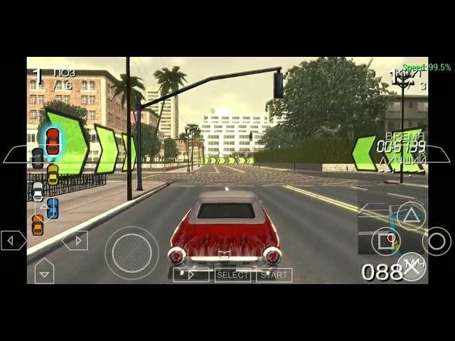 Ford Bold Moves Street Racing (RUS) gameplay (01) на эмуляторе PSP андроид