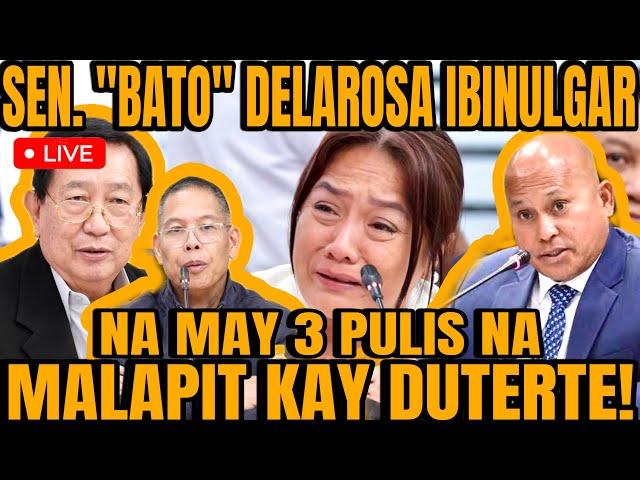 SEN.“BATO” DELA ROSA IBINULGAR ANG TATLONG TAO NA MALAPIT KAY DUTERTE, GARMA SPECIAL KAY DIGONG!