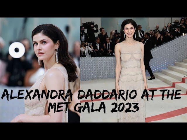 Alexandra Daddario at the Met gala 2023