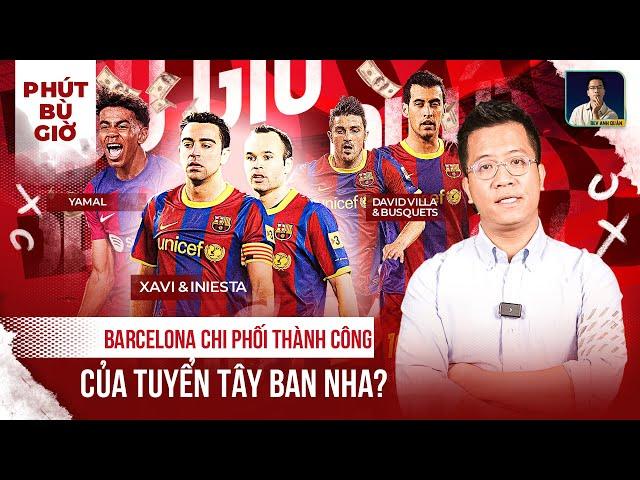 PHÚT BÙ GIỜ | CÓ THẬT LÀ THÀNH CÔNG CỦA TÂY BAN NHA PHỤ THUỘC VÀO BARCELONA?