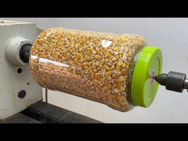 Amazing Woodturning Crazy - Really Cool Idea To Turn Those Gold Corn Kernel Into A Art Super Product