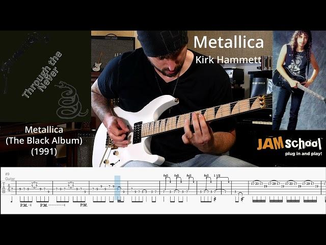 Metallica Through the Never Kirk Hammett Guitar Solo with TAB