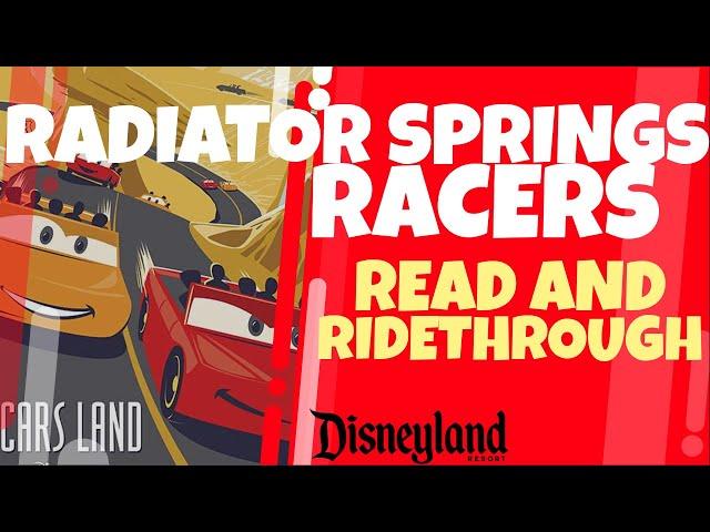 Radiator Springs Racers | Read and Ridethrough HD | Fun Facts and History While You Ride!