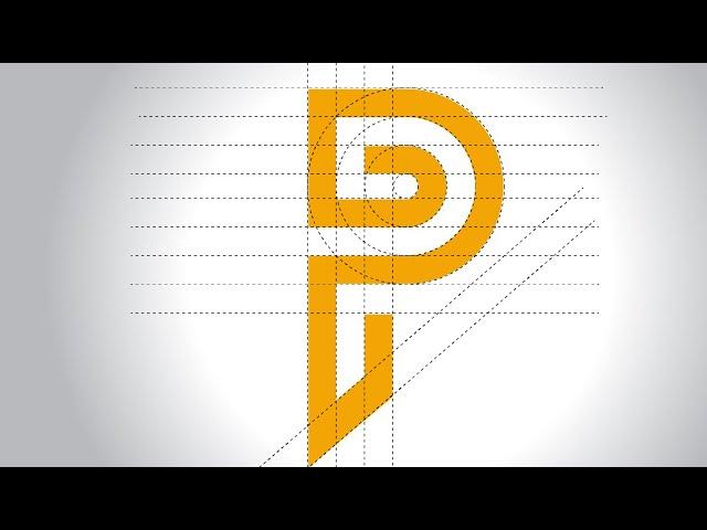 Logo Design Tutorial Letter P   Illustrator 2020