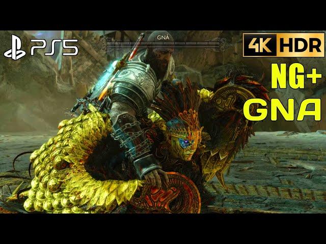 Zeus Armor Vs Gna GOD OF WAR RAGNAROK NG+ GNA Valkyrie Fight| God of War Ragnarok New Game+ Gna Boss