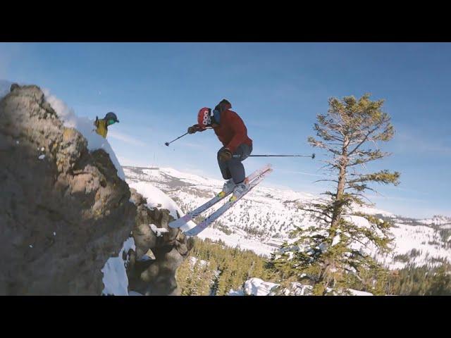 Kirkwood skier goes HUGE!!! Uncut footage