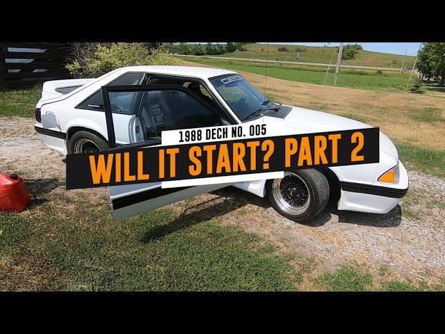 Will It Start? Rare 1988 Foxbody Mustang DECH No.005 - Part 2 -TIPS02E02