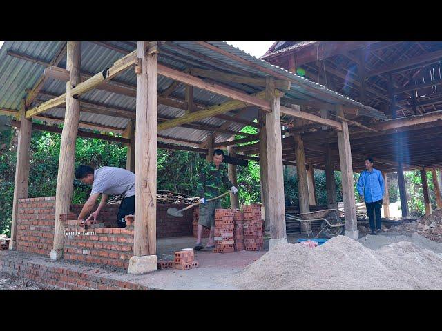 Building New Kitchen Walls, Cooking Lunch at the Farm | Family Farm