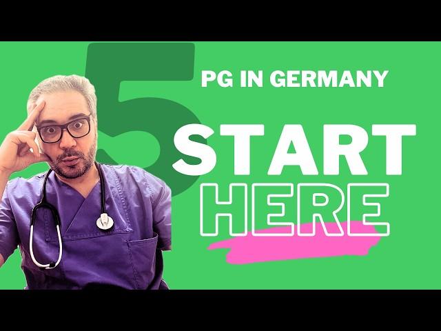 Before Starting PG in Germany after MBBS - Rohit Batra