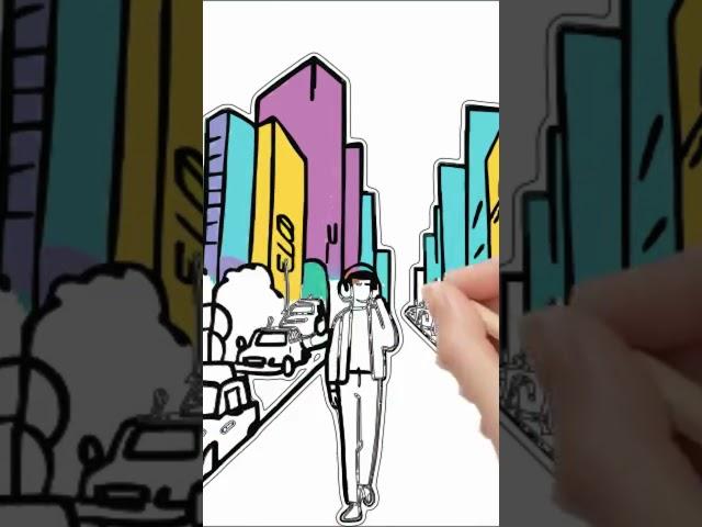"Creative Whiteboard Sketch Animation | Fun and Quick Doodle Art"