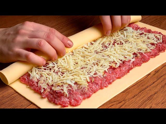 Do you have puff pastry and minced meat? Easier than you think - the snack that conquered the world!