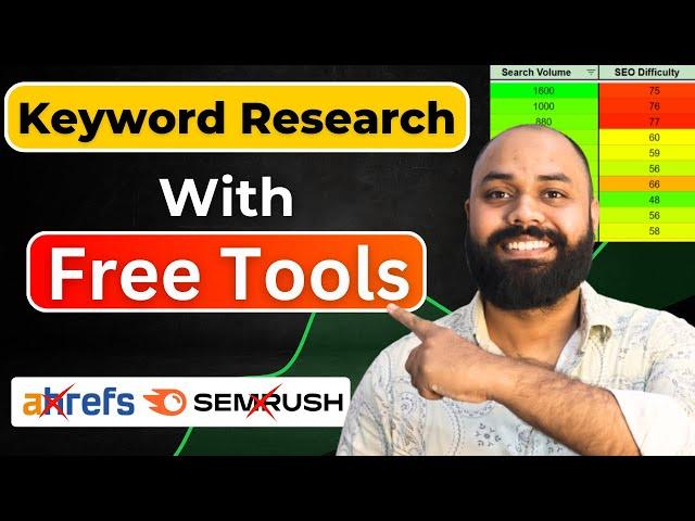 Free Keyword Research Tutorial | Find SEO Keywords For Blog