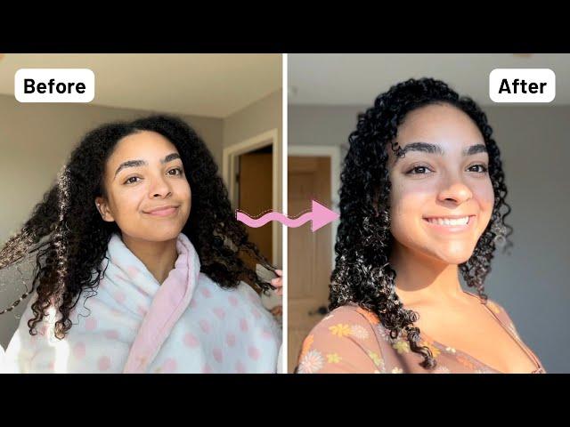 my *updated* natural curly hair routine