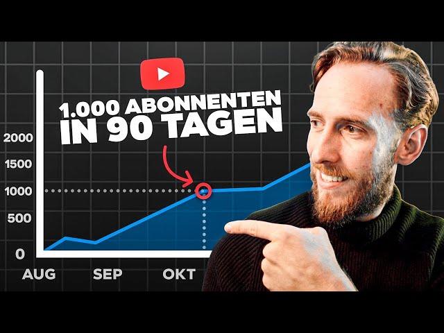 Von 0 auf 1.000 YouTube-Abonnenten in 90 Tagen (Fallstudie)!