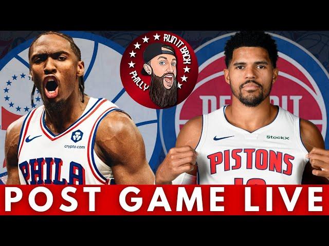 Sixers vs Pistons Post Game Live Call-In Show