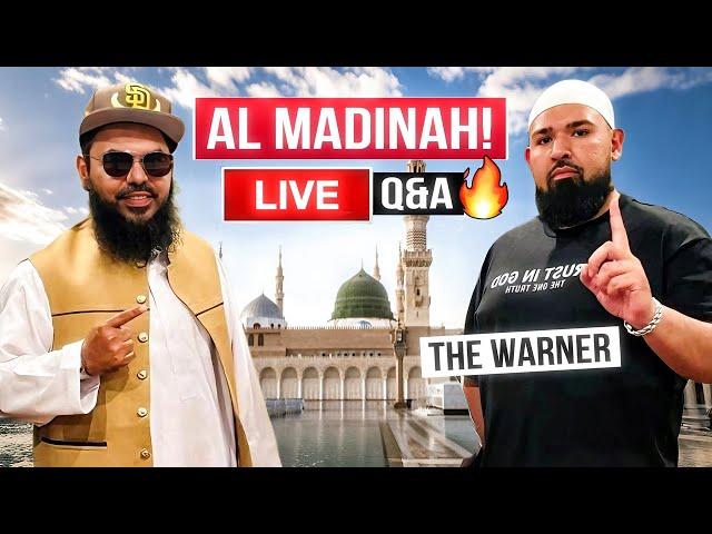 LIVE #Q&A with Shaykh Uthman x @iamthewarner at #Madinah
