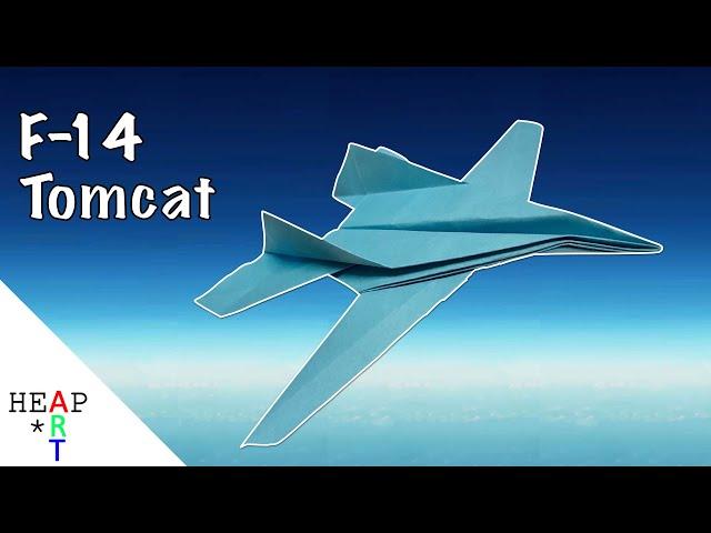 Paper Plane 041 : F-14 Tomcat by Michael G. LaFosse (100 Exotic Paper Airplanes)