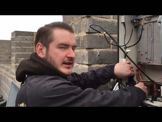 Ideal Logic heating engine / exchanger removal Morley Leeds with I Plumb