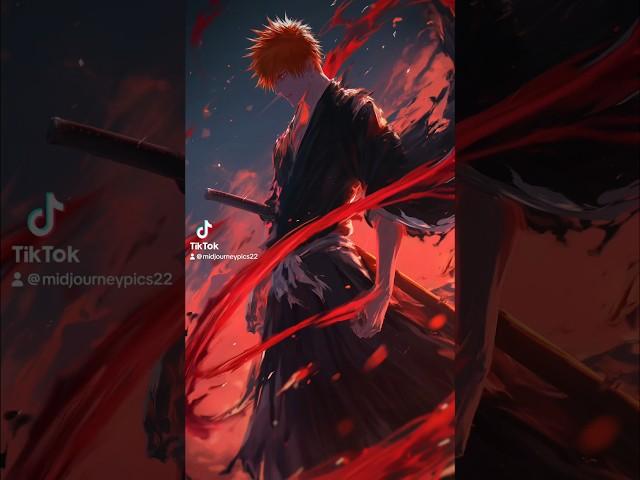 Ichigo Kurosaki from Bleach #ichigo #ichigokurosaki #bleach #bleachanime #anime #aiart #fanart